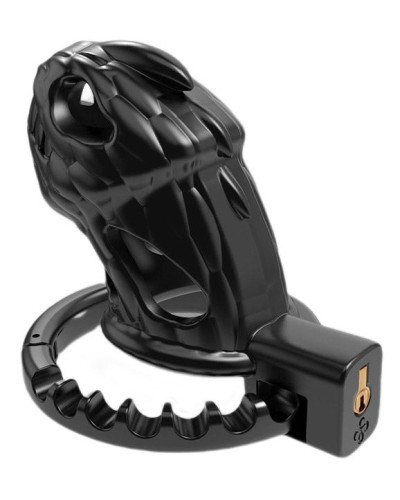 Cage Dinocock 10 x 3.7 cm Noire sextoys et accessoires sur La Boutique du Hard