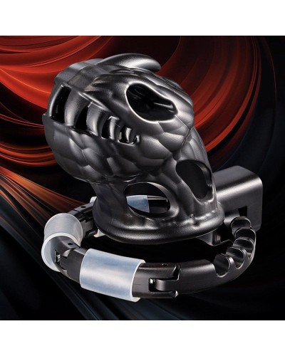 Cage Dinocock 10 x 3.7 cm Noire sextoys et accessoires sur La Boutique du Hard