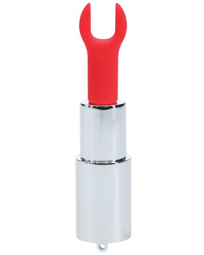 Mini Vibro + 4 embouts Angel Argent sextoys et accessoires sur La Boutique du Hard