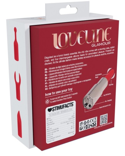 Mini Vibro + 4 embouts Tiffany Rose sextoys et accessoires sur La Boutique du Hard