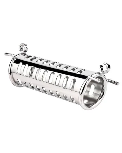 Double Cage Steelock 15 x 3.7cm sextoys et accessoires sur La Boutique du Hard