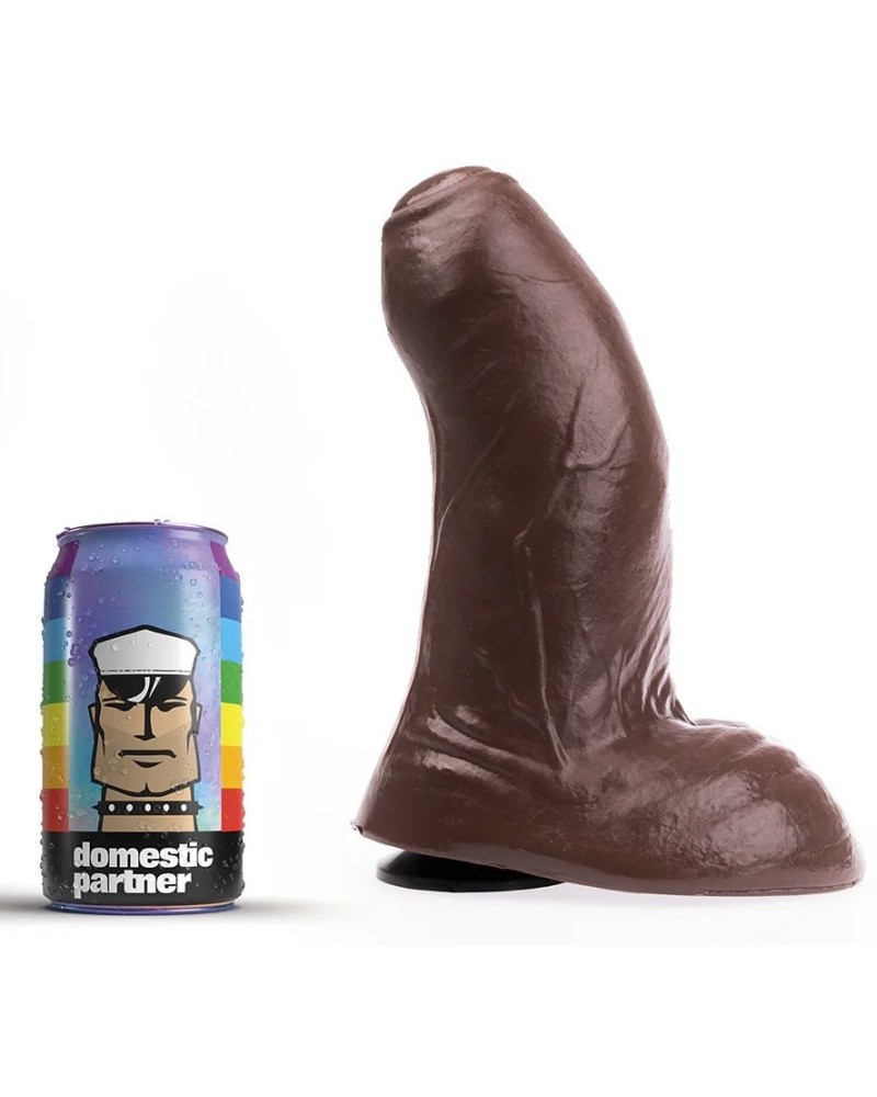 Gode DP108BR Frederick Marron L 22 x 9cm sextoys et accessoires sur La Boutique du Hard