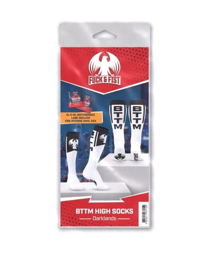 Chaussettes hautes Darklands - BTTM sextoys et accessoires sur La Boutique du Hard