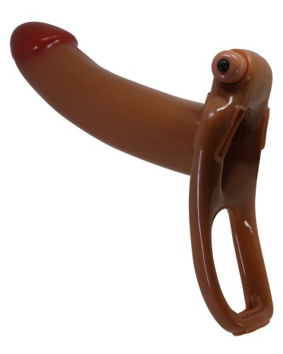 Gode ceinture creux vibrant Bradden 17 x 4.5cm  sextoys et accessoires sur La Boutique du Hard