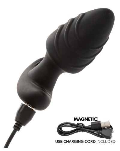 Plug rotatif Rock bottom rotate 8 x 3.7cm sextoys et accessoires sur La Boutique du Hard