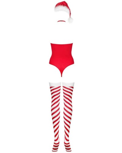 Tenue Noël Kissmas Teddy 3 pièces sextoys et accessoires sur La Boutique du Hard