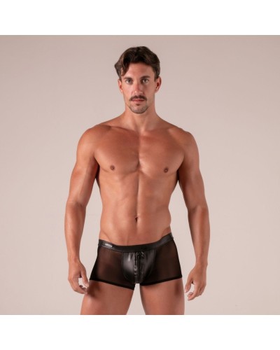 Boxer avec zip Rebel Noir sextoys et accessoires sur La Boutique du Hard