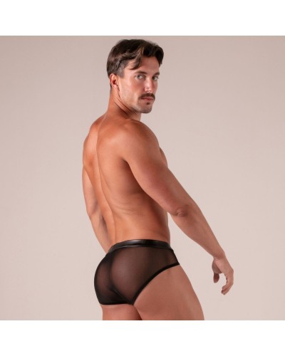 Slip avec zip Rebel Noir sextoys et accessoires sur La Boutique du Hard