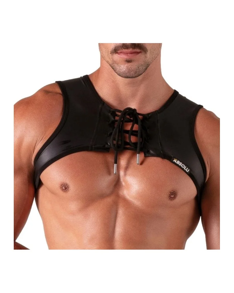 Harnais avec lacets Bondage Noir sextoys et accessoires sur La Boutique du Hard