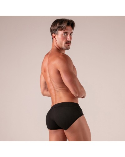 Slip avec lacets Laced Noir sextoys et accessoires sur La Boutique du Hard