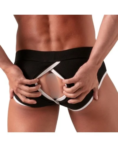 Slip Versatile Open Noir-Blanc sextoys et accessoires sur La Boutique du Hard