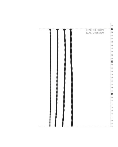 4 Tiges à Urètre pour dilatation 29 x 0.4 cm sextoys et accessoires sur La Boutique du Hard