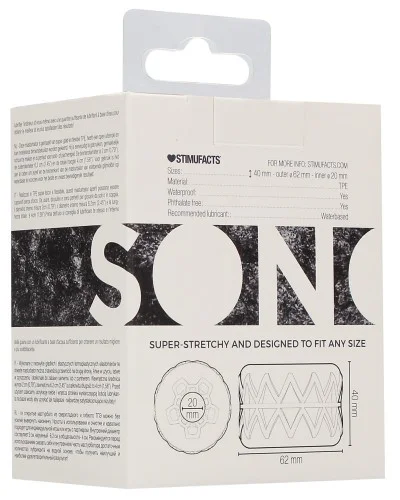 Anneau de masturbation Réversible Textured Sono n°92 sextoys et accessoires sur La Boutique du Hard