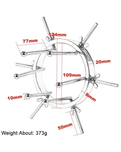 Écarteur anal en métal 9.5cm sextoys et accessoires sur La Boutique du Hard