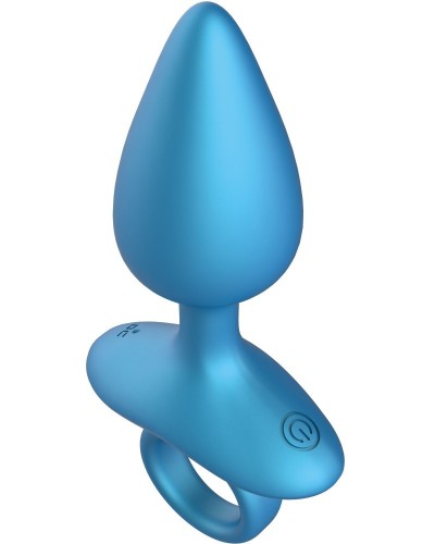 Plug vibrant Bluecone 8 x 3.5cm sextoys et accessoires sur La Boutique du Hard