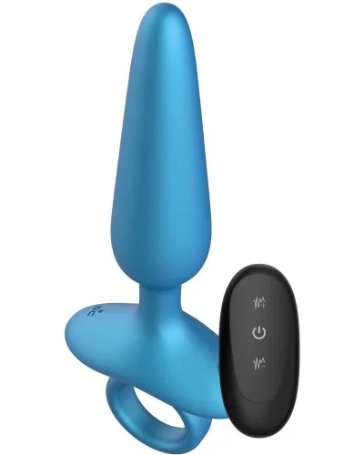 Plug vibrant Bluelong 10 x 2.7cm sextoys et accessoires sur La Boutique du Hard