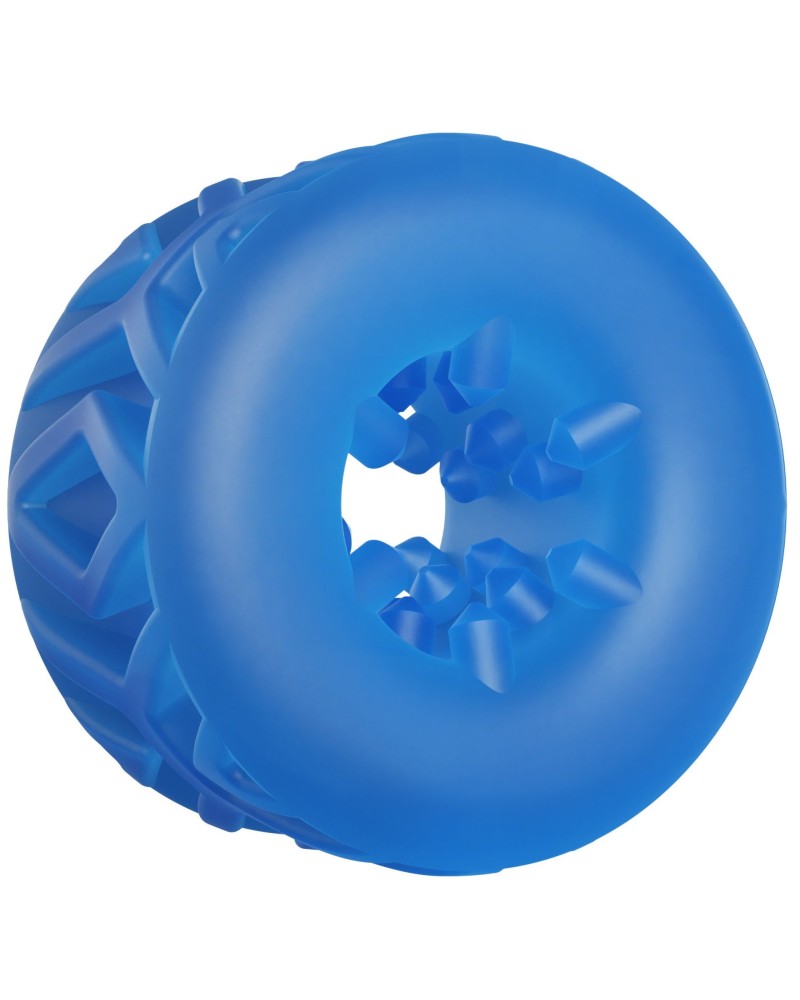 Ballstretcher Hero Grid Bleu sextoys et accessoires sur La Boutique du Hard