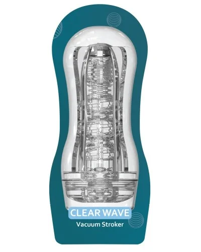 Masturbateur transparent Clear Wave sextoys et accessoires sur La Boutique du Hard