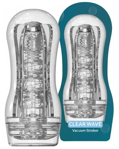 Masturbateur transparent Clear Wave sextoys et accessoires sur La Boutique du Hard