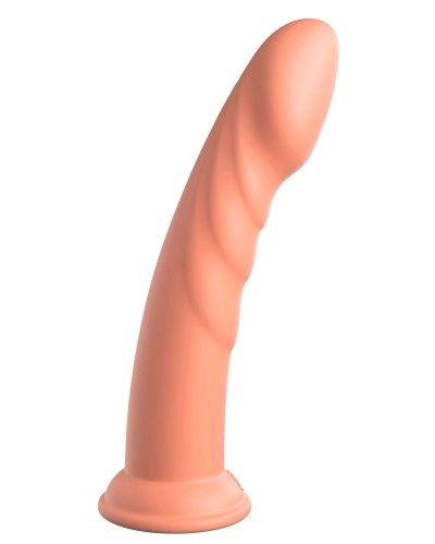 Dildo Super Eight 20 x 4.5cm Orange sextoys et accessoires sur La Boutique du Hard