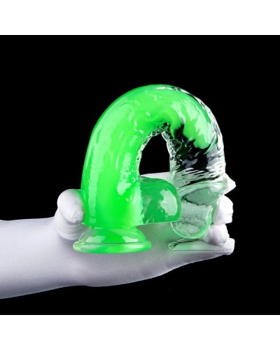 Gode transparent Jelly Mut XS 12 x 3cm Vert sextoys et accessoires sur La Boutique du Hard