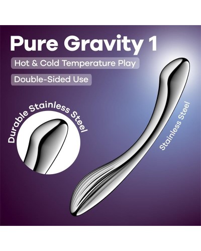 Gode métal Pure gravity 1 22 x 3.4cm sextoys et accessoires sur La Boutique du Hard