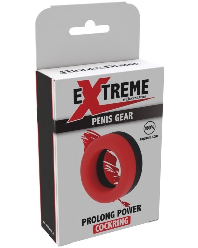 Cockring Prolong Power Noir-Rouge 30mm sextoys et accessoires sur La Boutique du Hard