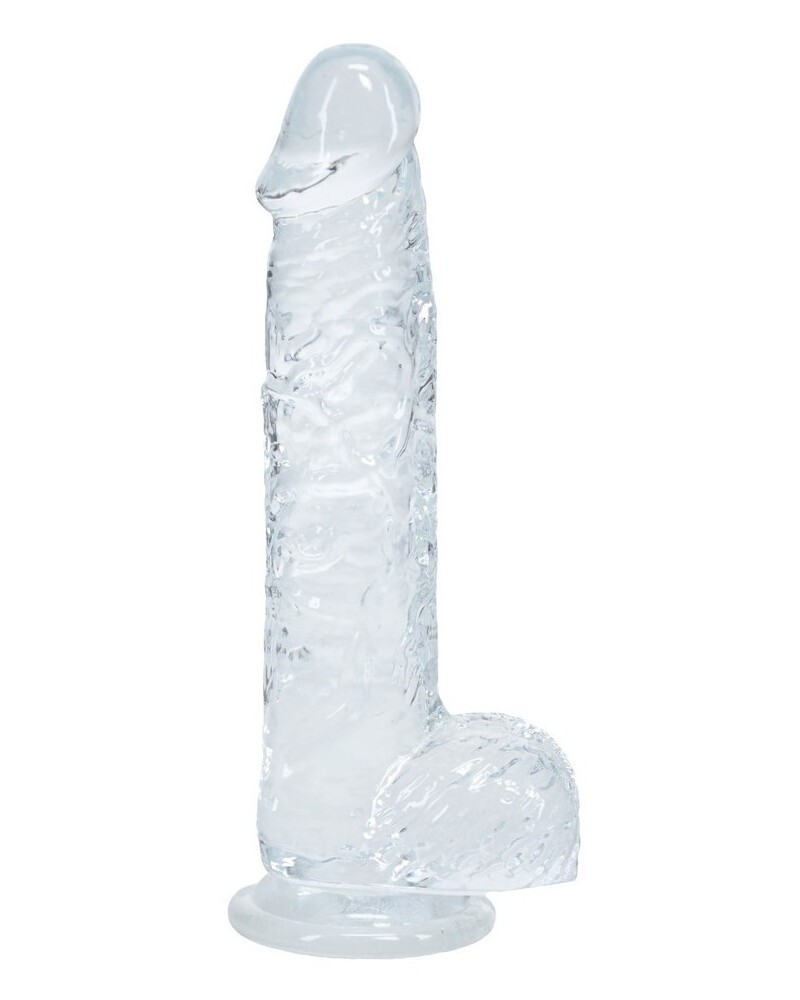 Gode Crystal Clear Transparent 11 x 2.7cm sextoys et accessoires sur La Boutique du Hard