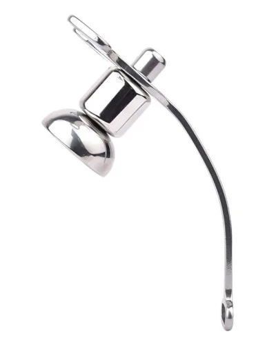 Dispositif Fem V-Free en métal Sangle noire sextoys et accessoires sur La Boutique du Hard