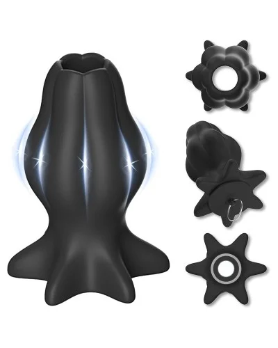 Plug tunnel avec bouchon Starass close L 10 x 6cm sextoys et accessoires sur La Boutique du Hard