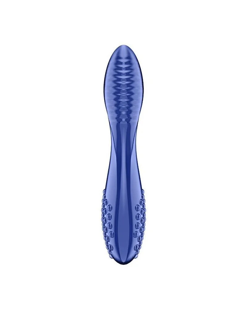 Gode en verre Dazzling crystal 2 Bleu 20 x 3.8cm sextoys et accessoires sur La Boutique du Hard