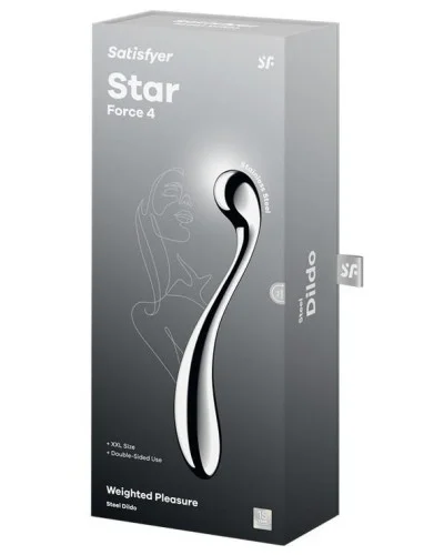 Gode métal Star force 4 23 x 3.5cm sextoys et accessoires sur La Boutique du Hard