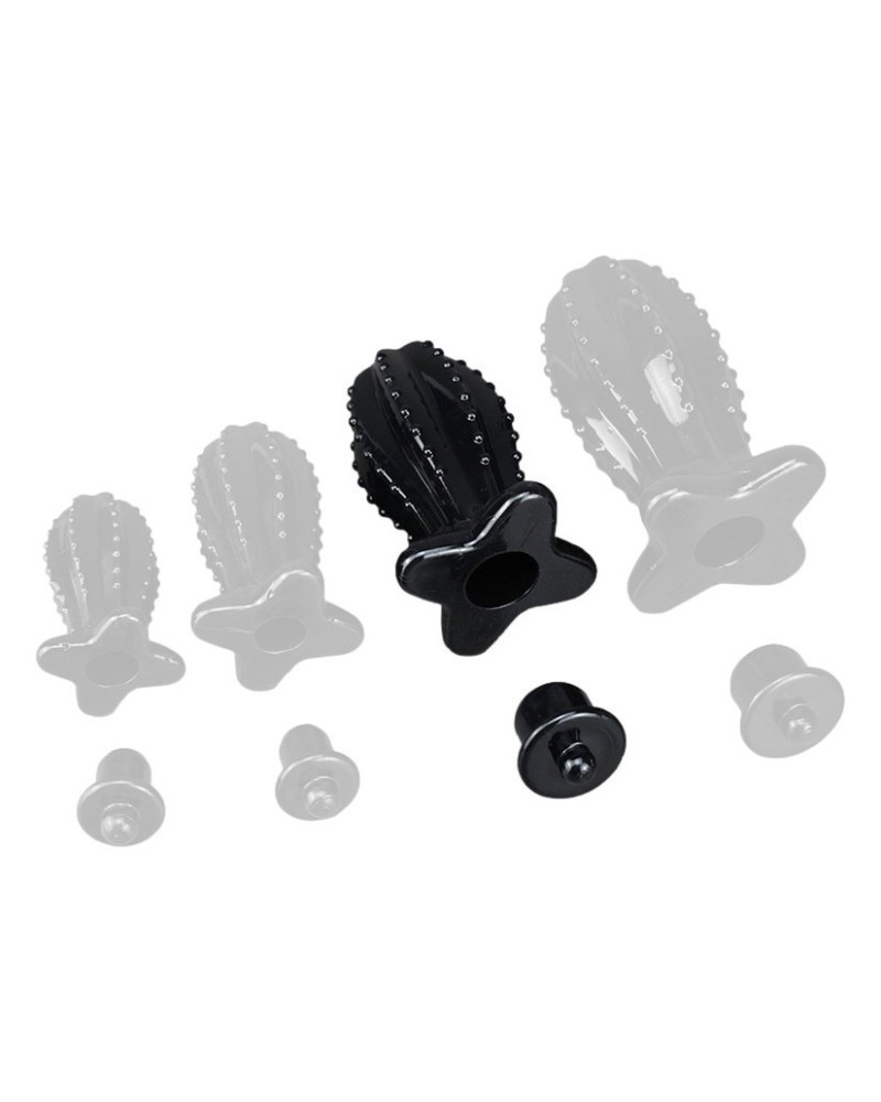 Plug tunnel avec bouchon Kaktus L 9.5 x 5.8cm sextoys et accessoires sur La Boutique du Hard