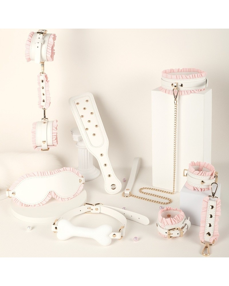Kit Sm white beauty 6 Pièces sextoys et accessoires sur La Boutique du Hard