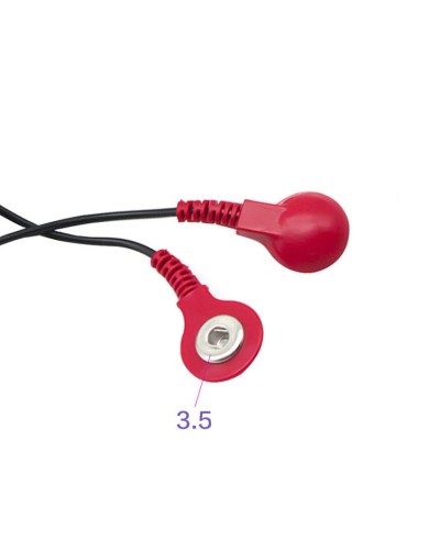 Câble Raccord Électro 4 Snaps DC 2.5 mm sextoys et accessoires sur La Boutique du Hard