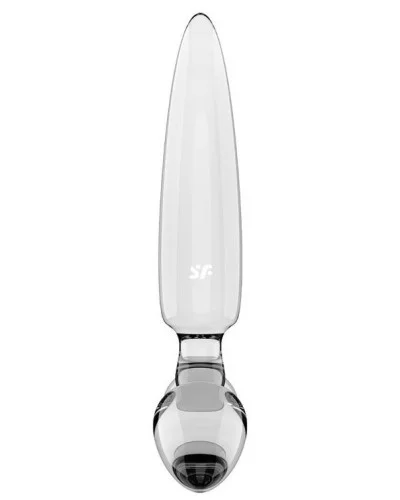Plug en verre Triple crystal transparent 1 14 x 3cm sextoys et accessoires sur La Boutique du Hard