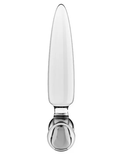 Plug en verre Triple crystal transparent 1 14 x 3cm sextoys et accessoires sur La Boutique du Hard
