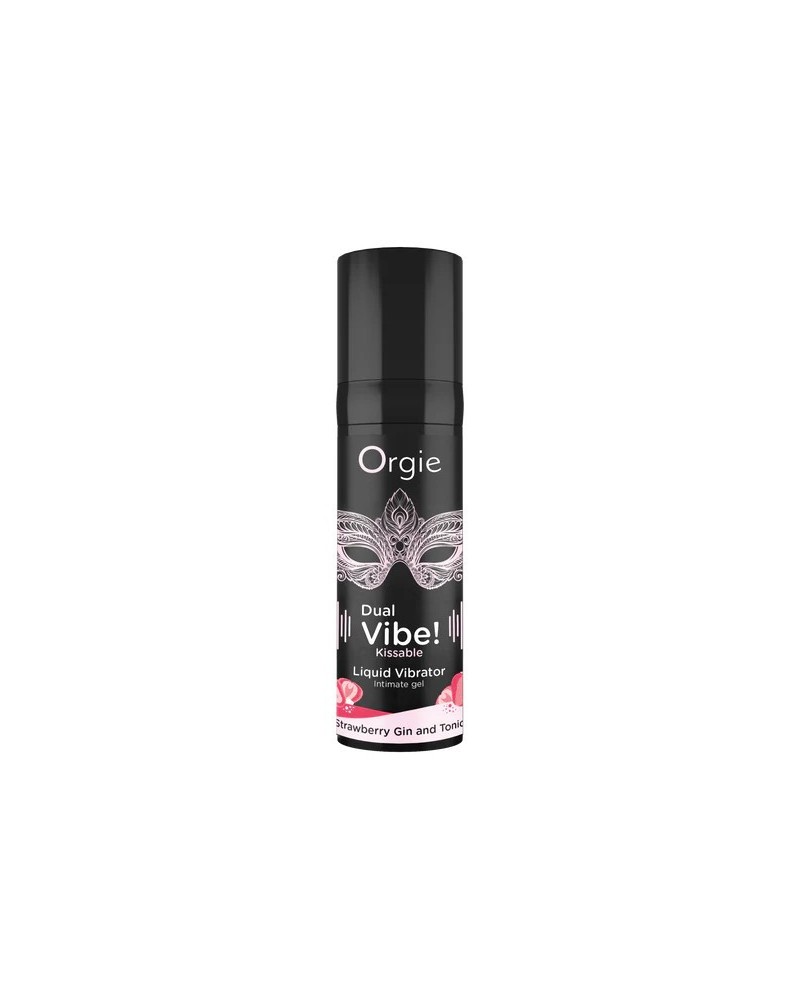 Gel Stimulant Dual vibe strawberry gin tonic 15ml sextoys et accessoires sur La Boutique du Hard