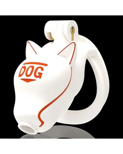 Cage Doglock Blanche 9 x 3.3cm sextoys et accessoires sur La Boutique du Hard