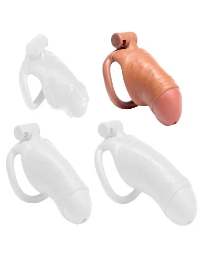 Cage Dick Marron M 9.5 x 3.5cm sextoys et accessoires sur La Boutique du Hard