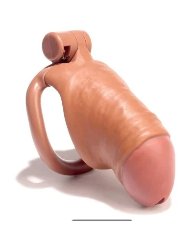 Cage Dick Marron M 9.5 x 3.5cm sextoys et accessoires sur La Boutique du Hard