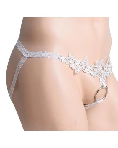 Jock avec Anneau Lacering Blanc sextoys et accessoires sur La Boutique du Hard