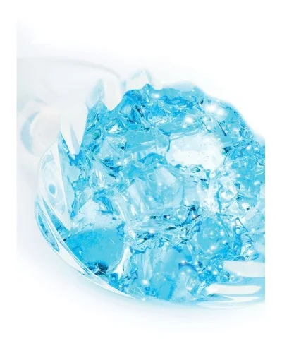 Plug transparent Crystalbutt L 9 x 4.5 cm sextoys et accessoires sur La Boutique du Hard