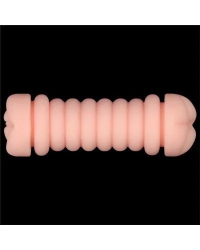 Masturbateur 2 entrées vagin-anus Virgin-skin blowout Rose sextoys et accessoires sur La Boutique du Hard