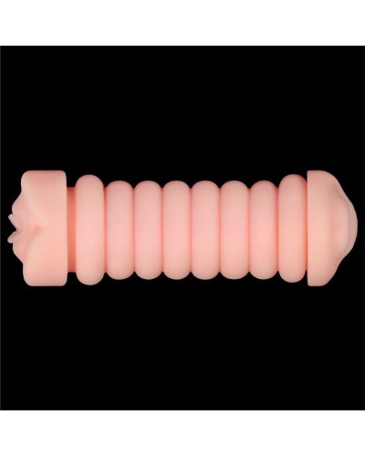 Masturbateur 2 entrées vagin-bouche Virgin-skin blowout Violet sextoys et accessoires sur La Boutique du Hard