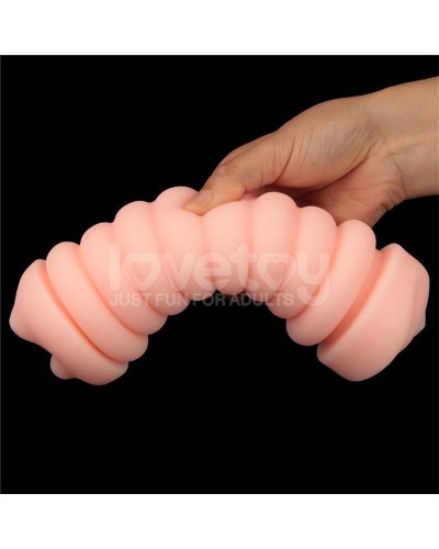 Masturbateur 2 entrées vagin-bouche Virgin-skin blowout Violet sextoys et accessoires sur La Boutique du Hard