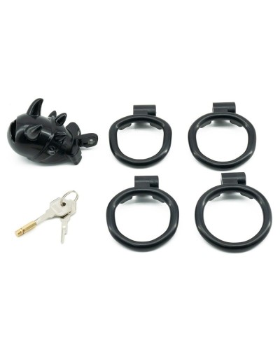 Cage Vikya 7.5 x 3.2 cm Noire sextoys et accessoires sur La Boutique du Hard