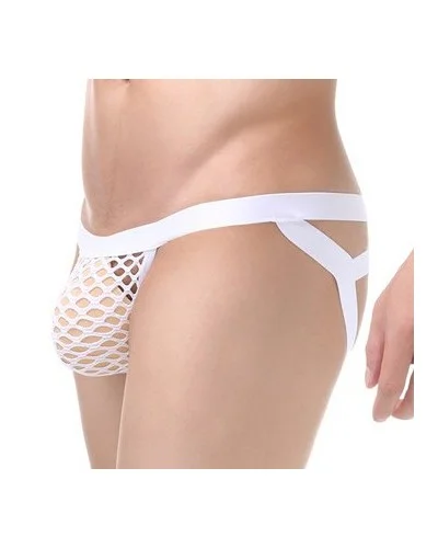 Jockstrap Crossnet Blanc sextoys et accessoires sur La Boutique du Hard