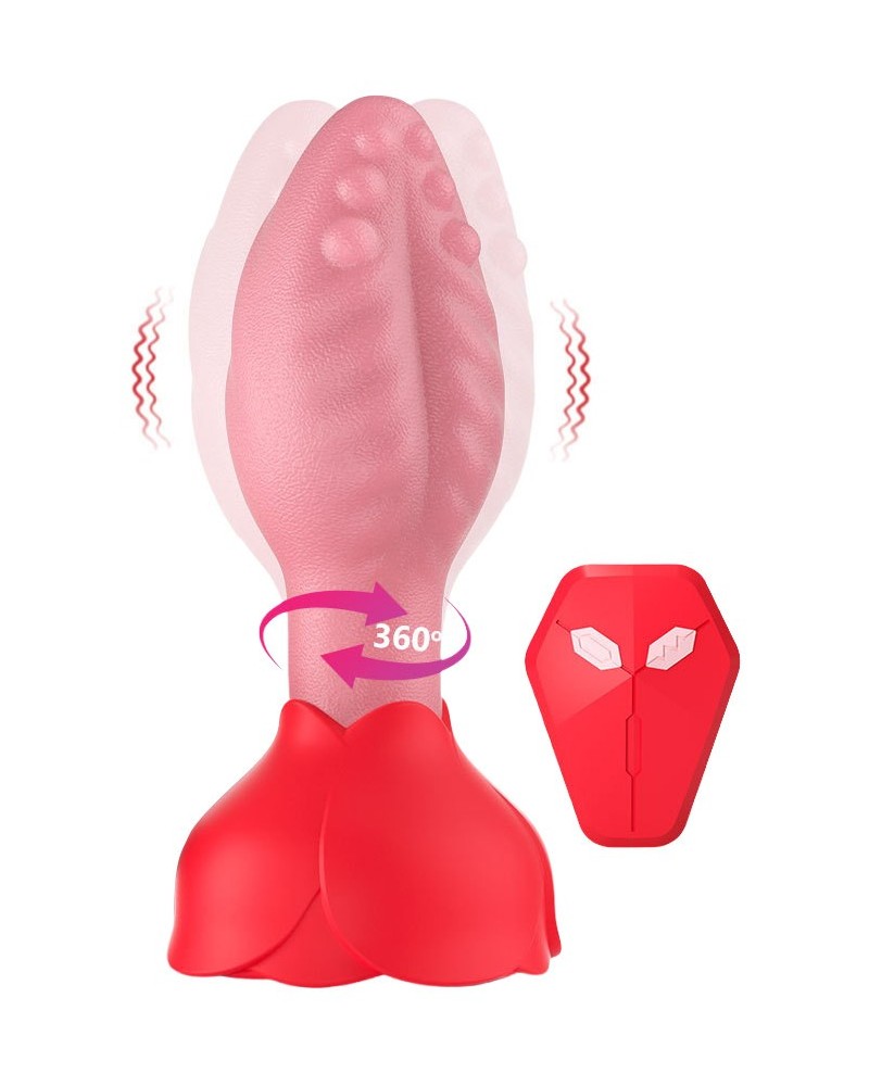 Plug vibrant Rotatif Rosy Gap 7.5 x 3.5cm sextoys et accessoires sur La Boutique du Hard