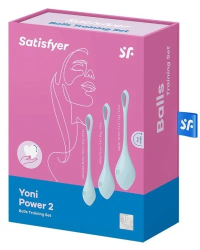 Boules Yoni Power 2 Bleues sextoys et accessoires sur La Boutique du Hard
